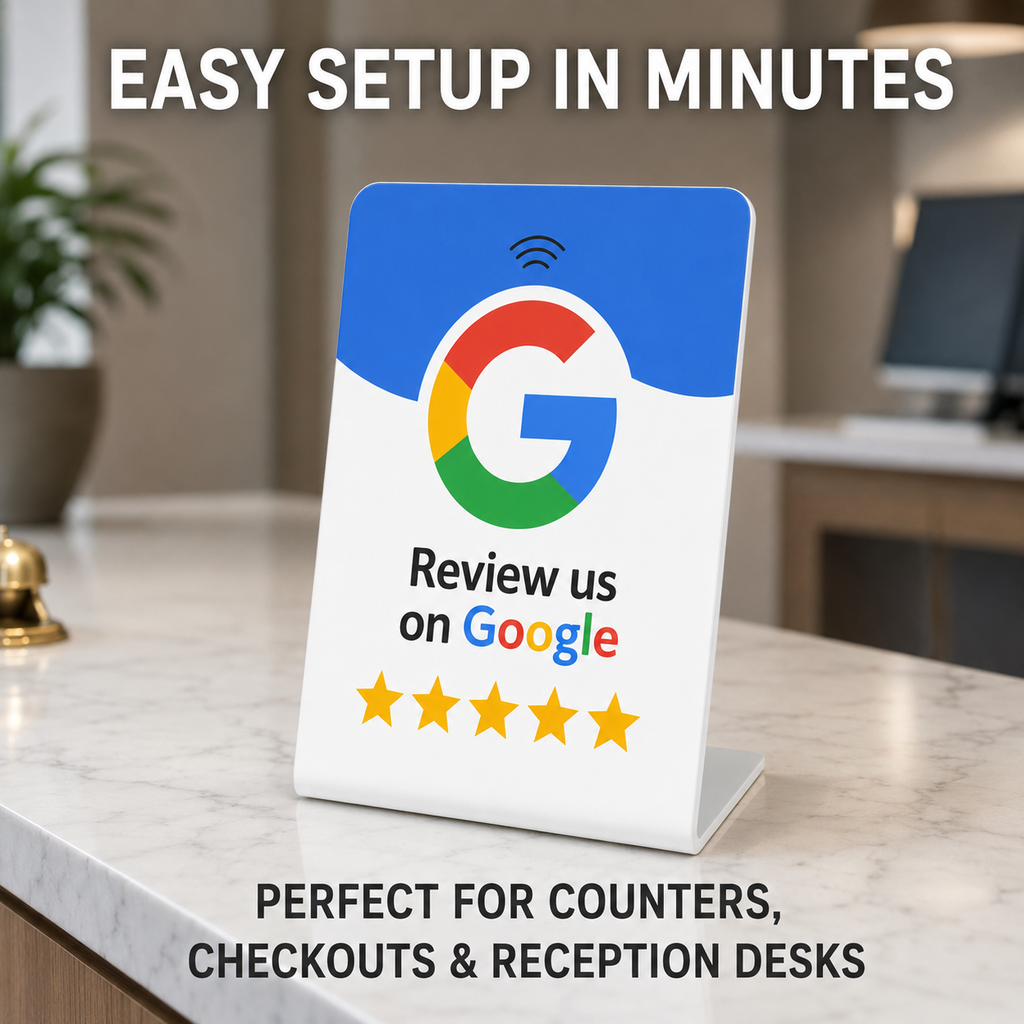 TapVouch NFC Google Review Stand